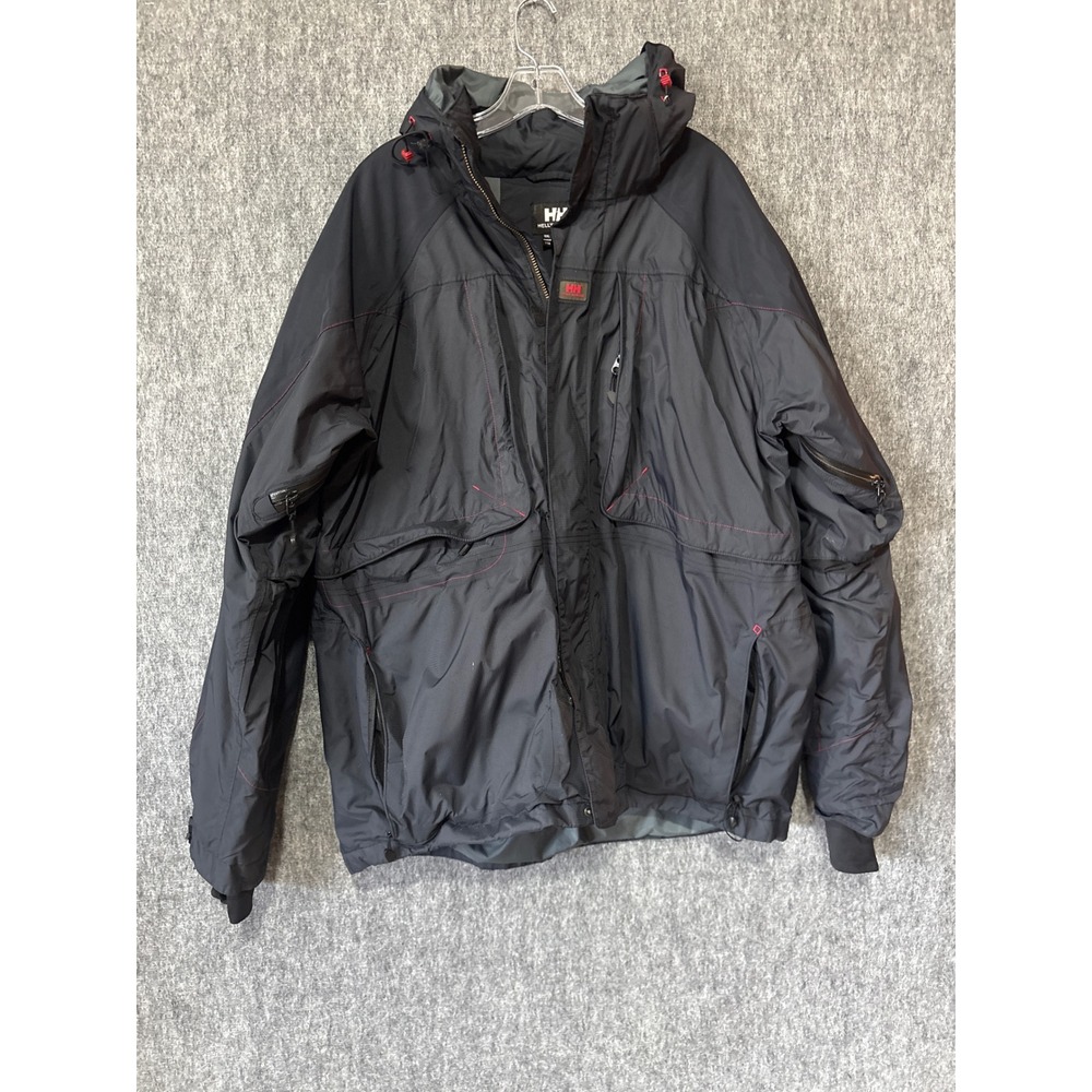 Helly Hansen Helly Tech XP Jacket Mens XXL Black Waterproof Ski Shell Hooded